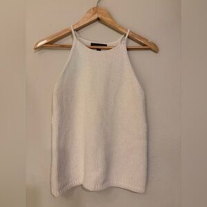 Banana Republic Cream Knit high neck tank top